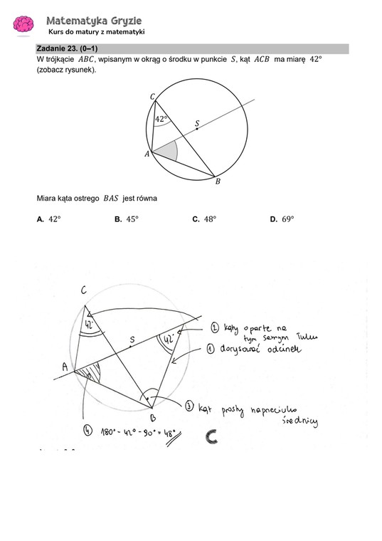 Matura 2024. Matematyka - poziom podstawowy [ARKUSZE CKE i ODPOWIEDZI]