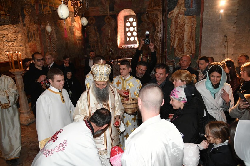 Patrijarh Porfirije u Peći