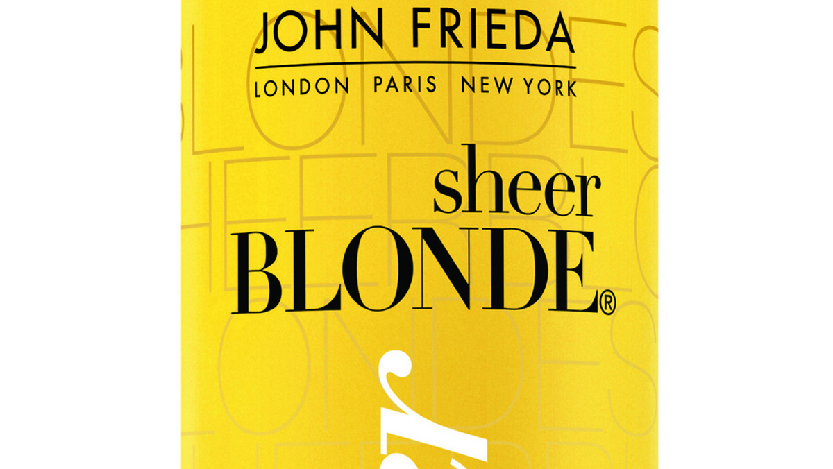 Zamień mat na olśniewający blask dzięki kosmetykom JOHN FRIEDA® Sheer Blonde®.