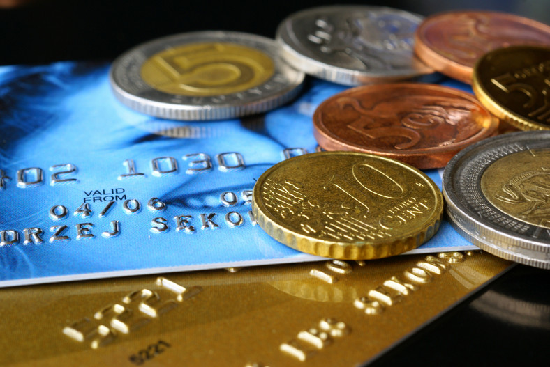 Karty kredytowe i monety