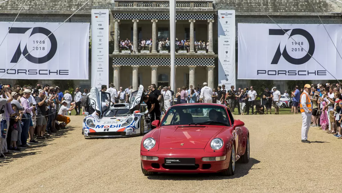 70 lat Porsche – parada w Goodwood