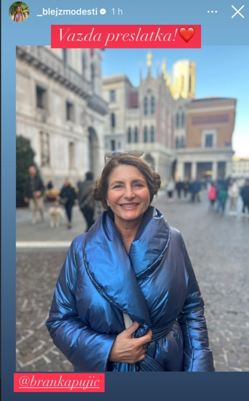 Anđela Jovanović čestitala mami rođendan