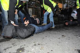 9 zatrzymanych po niedzielnej demonstracji narodowców w Katowicach