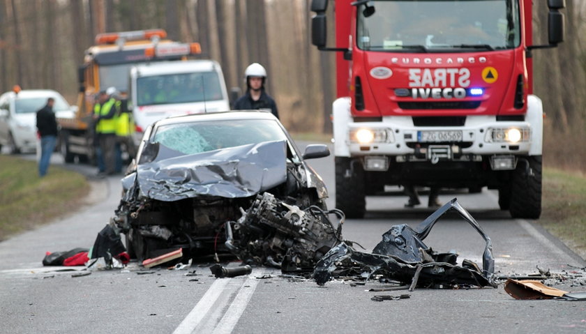 Wypadek w Gorzupii koło Żagania