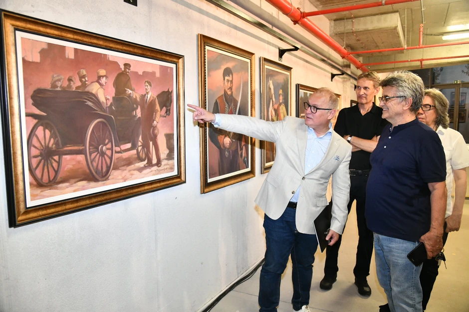 Izložba slika Nebojše Đuranovića iz Knjige o Beogradu 2" Gorana Vesića.