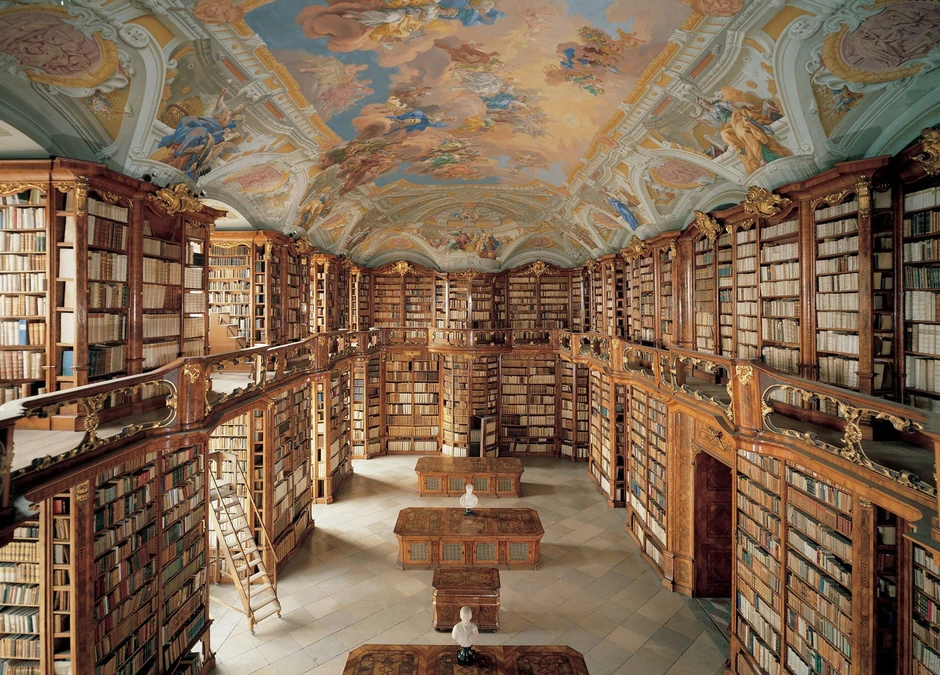 Biblioteka manastira Sveti Florijan, Austrija