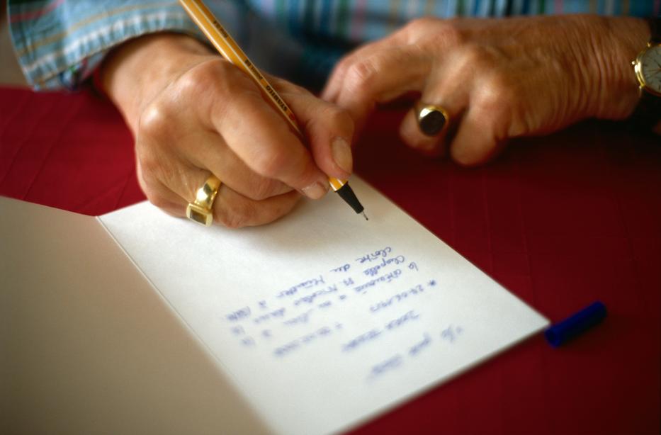 Ezt a levelet írta nekem édesanyám. Fotó: Getty Images