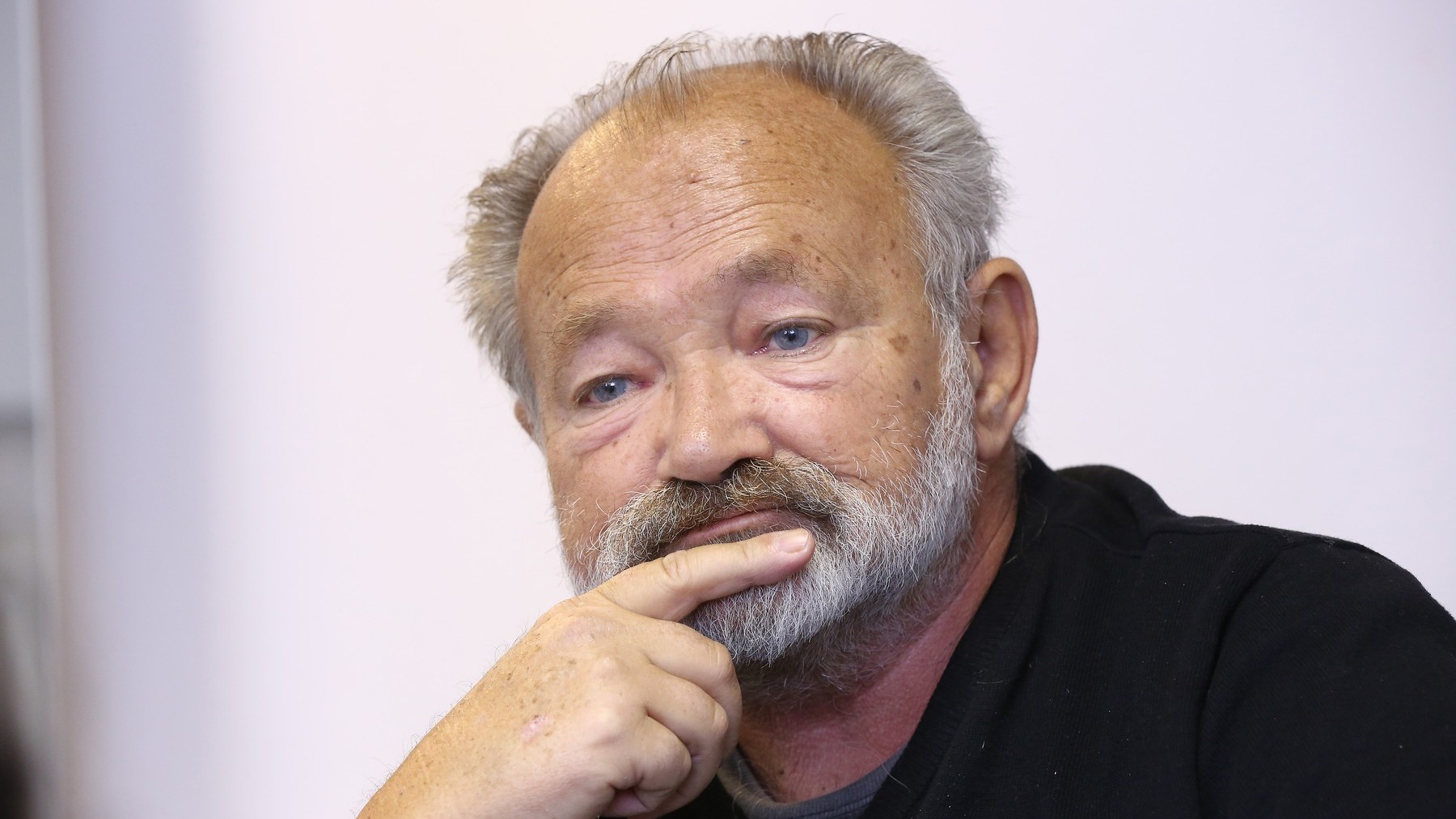 Český herec Rudolf Hrušínský mladší. 