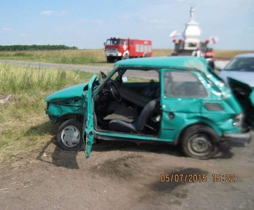 Maluch zderzył się z mercedesem