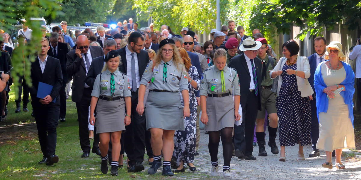 Litzmannstadt Getto i Wielka Szpera. Uroczystości ku czci ofiar w Łodzi