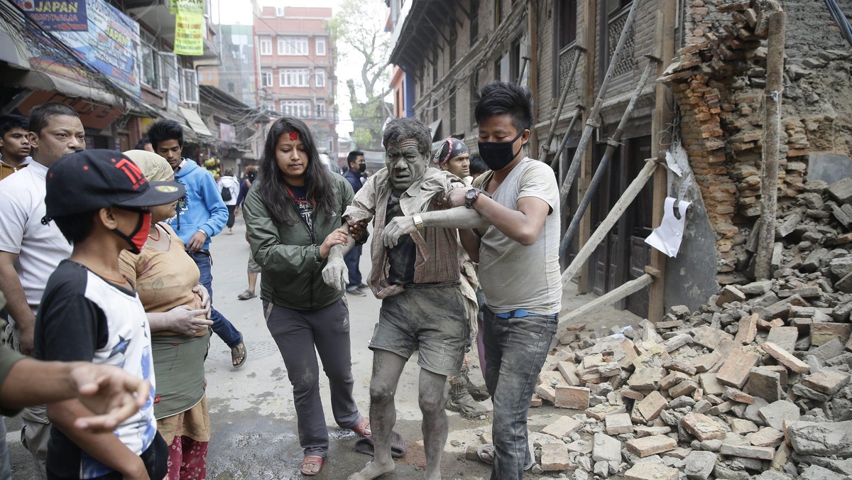 Nepal trzęsienie ziemi