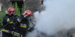Pożar osinobusa w Bierach. W jego wnętrzu znaleziono zwęglone ciało