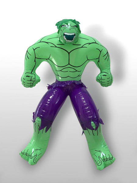 Jeff Koons, Hulk Elvis - Inflatable Hulk character from the artist's exhibition at the Gagosian Gallery in London