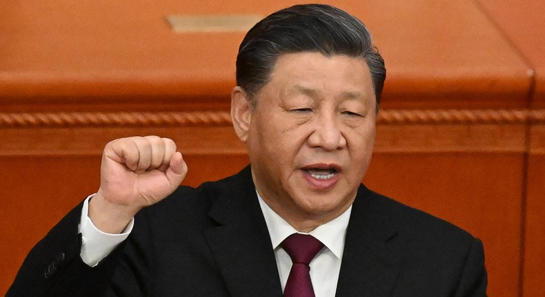 Xi Jinping after being re-elected as president for a third term on March 10.NOEL CELIS/AFP via Getty Images