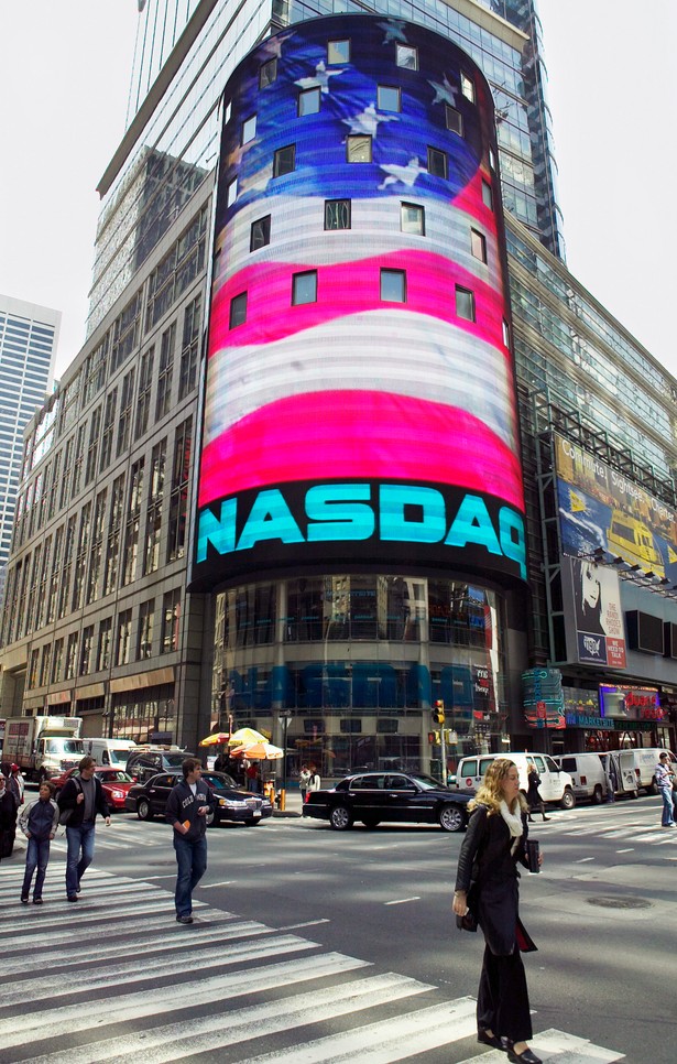 Nasdaq - Nowy Jork. fot. Bloomberg