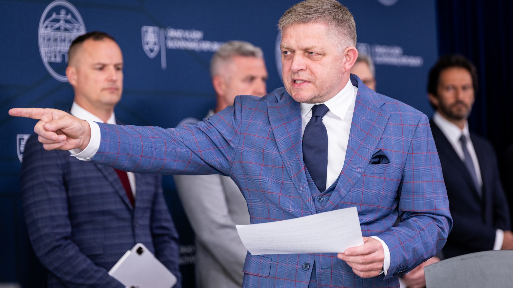 Robert Fico, David Lindtner, Tibor Gašpar, Boris Susko, Robert Kaliňák a Marek Para