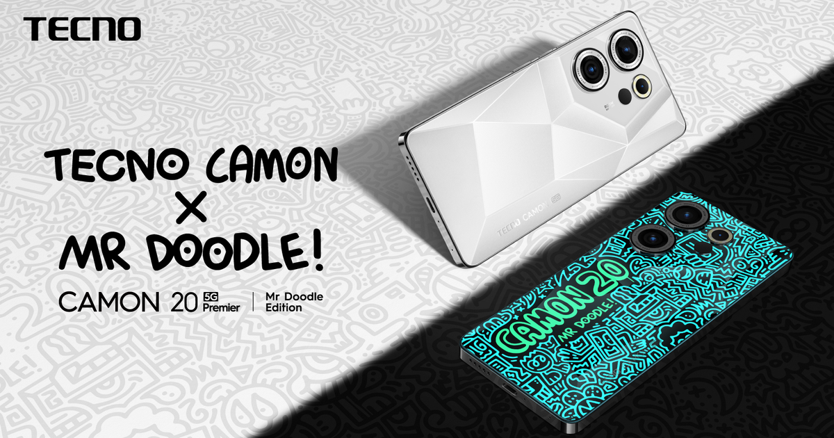 TECNO launches CAMON 20 Series Mr Doodle Edition with world-first back cover - Vimarsana News