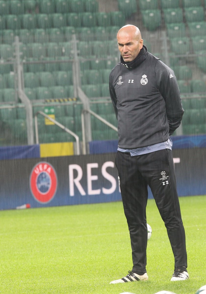 Real Madryt trenuje na stadionie Legii