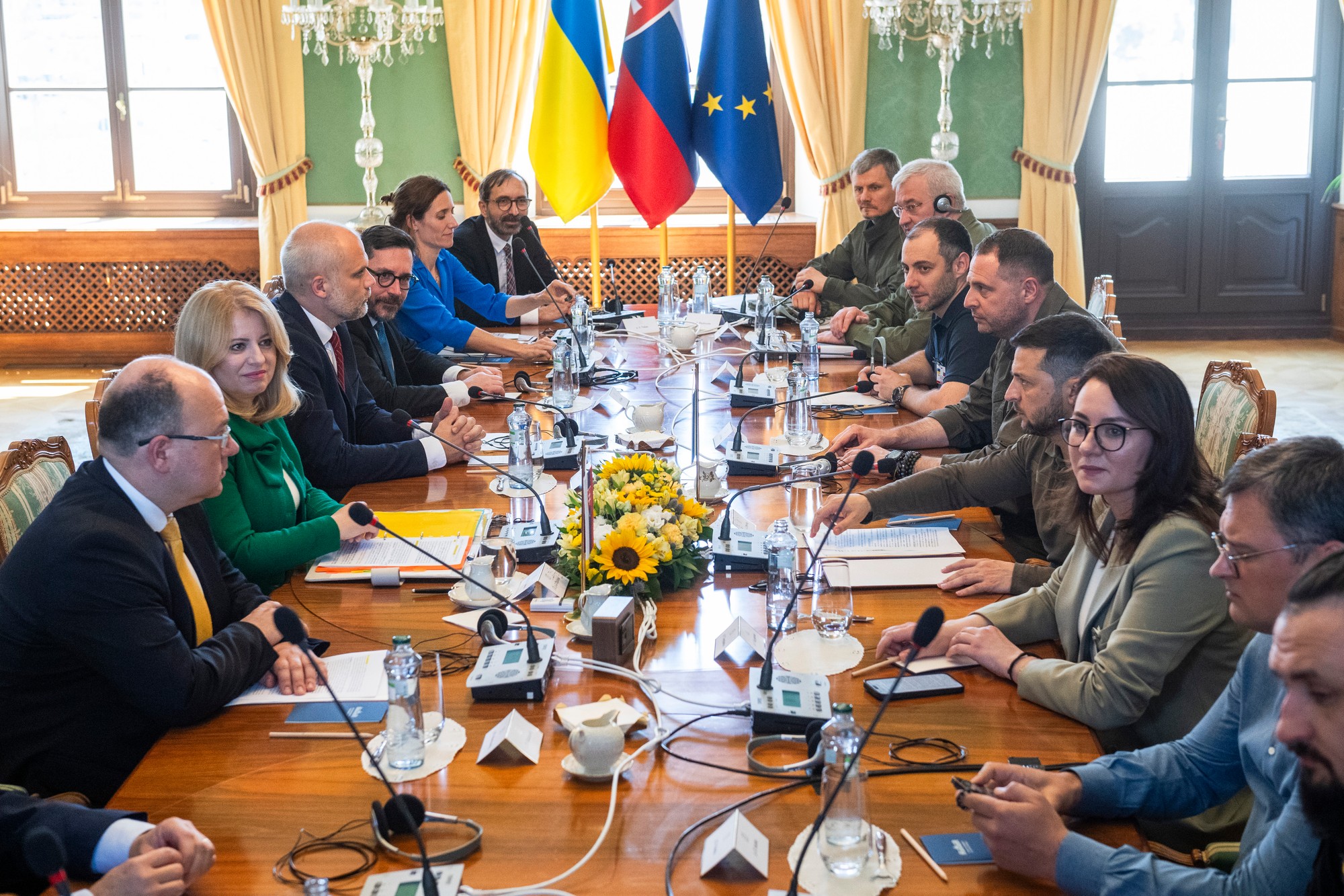Ukrajinský prezident Volodymyr Zelenskyj na Slovensku.