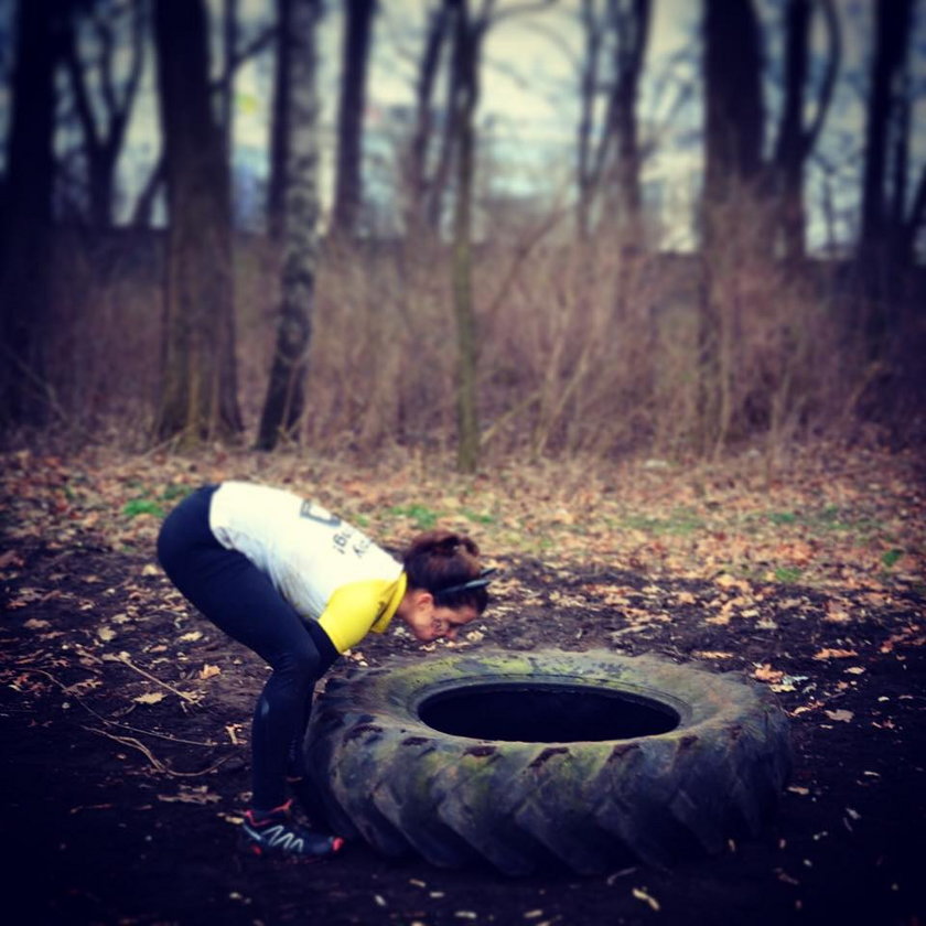 Joanna Jabłczyńska podczas Spartan Race