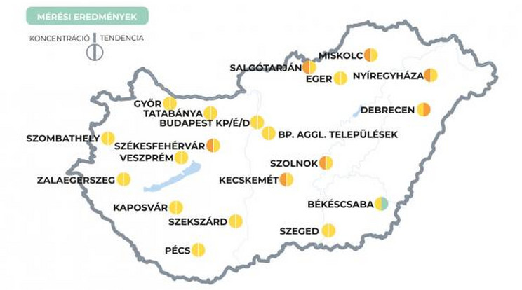 Debrecenben emelkedik a koronavírus szennyvízben mért koncentrációja. /Fotó: koronavirus.gov.hu