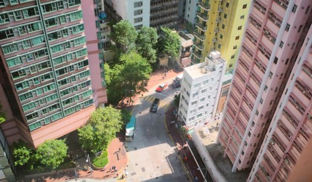 Visoka zgrada, ilustracija