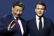 Xi Jinping i Emmanuel Macron