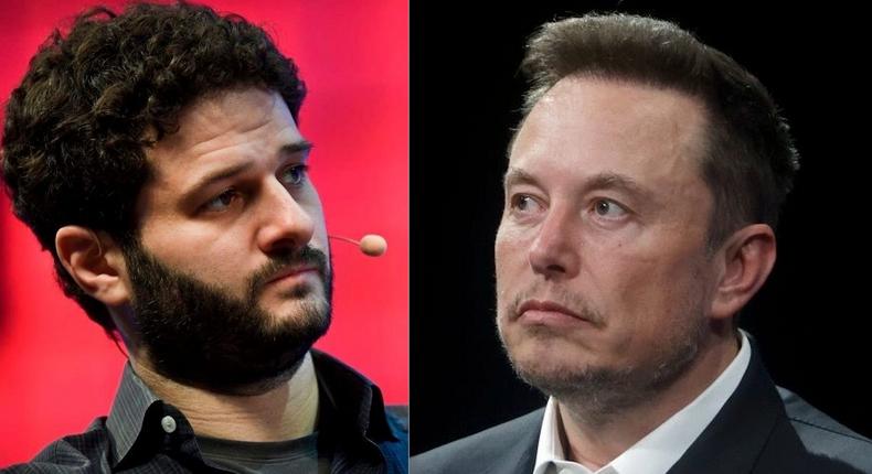 Dustin Moskovitz (left) slammed Elon Musk (right).PATRICIA DE MELO MOREIRA/AFP via Getty Images and Chesnot/Getty Images