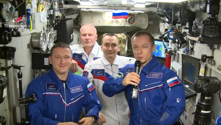 Rosyjscy astronauci uczcili rocznicę lotu Gagarina