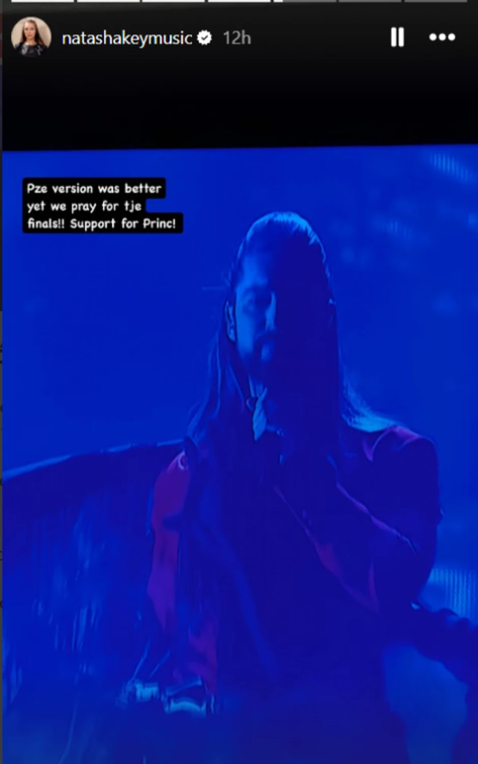 Objava Nataše Kojić na Instagramu