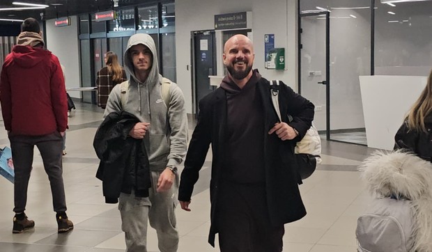 Boban Rajović sa sinom
