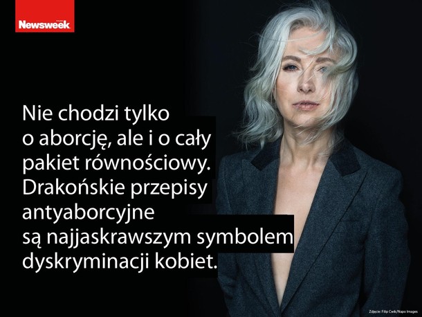 Manuela Gretkowska feminizm Czarny Protest prawa kobiet