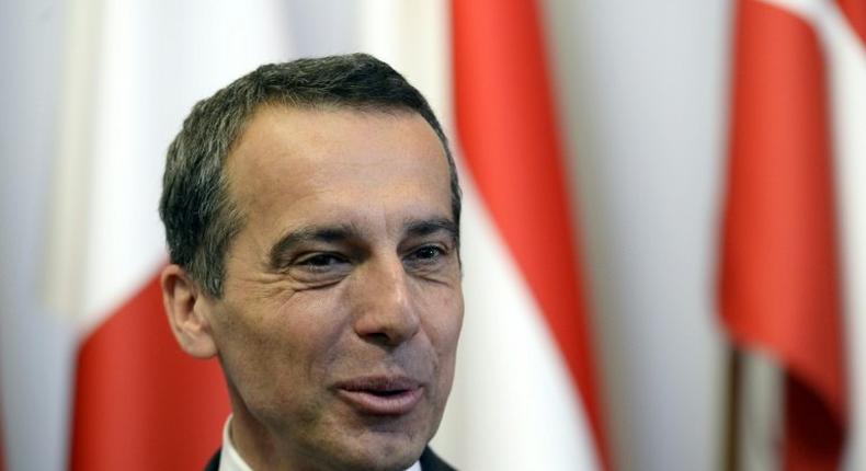 Austrian Chancellor Christian Kern, pictured in June 2017, released a statement assuring the public that Austria would not be deploying troops along the Italian border, rolling back an earlier threat