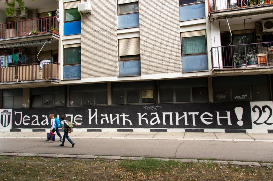 Mural posvećen Saši Iliću