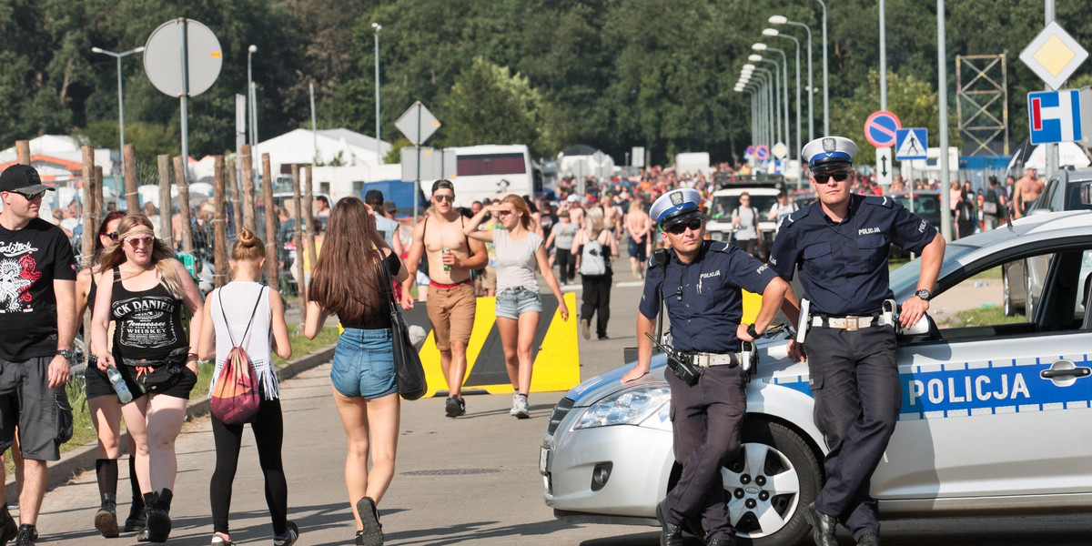 Policja na Woodstocku