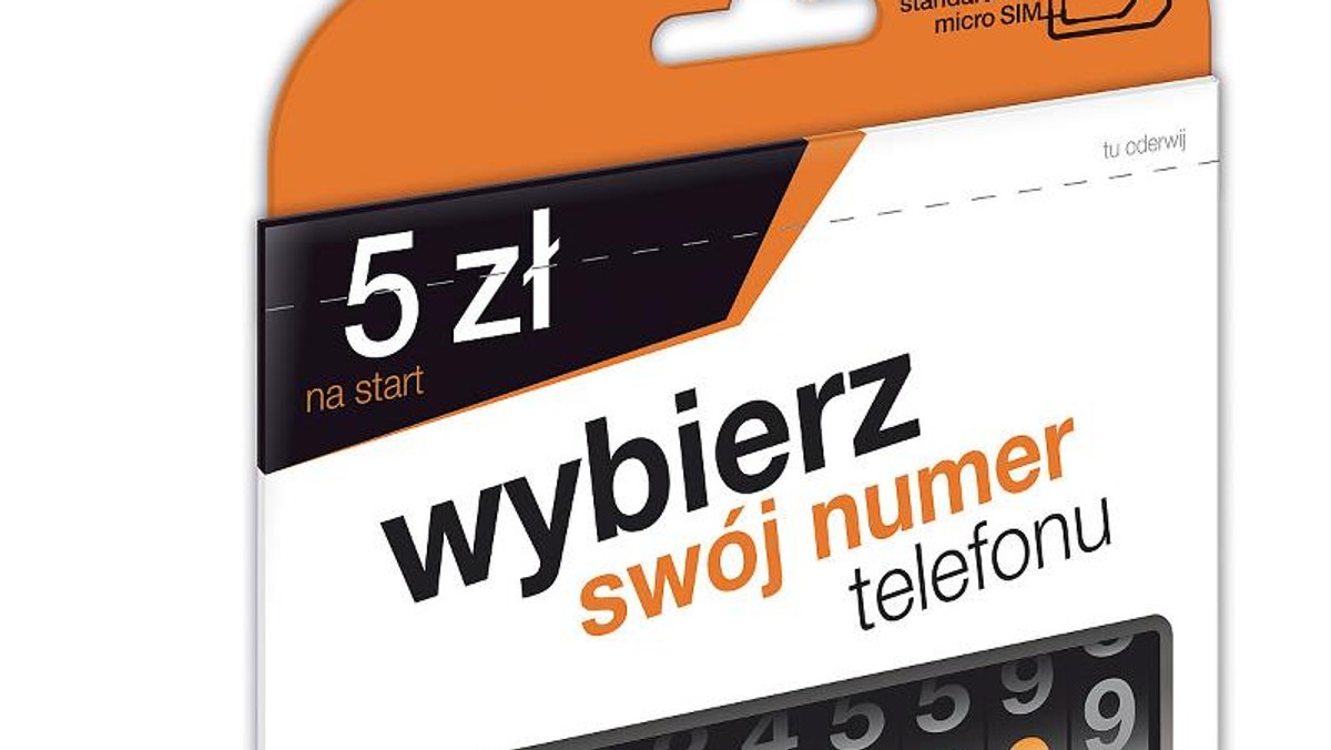 Wybierz swój numer telefonu w Orange na kartę