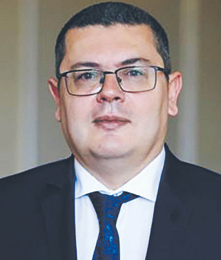 Ołeksandr Mereżko przewodniczący komisji spraw zagranicznych Rady Najwyższej Ukrainy, poseł Sługi Narodu