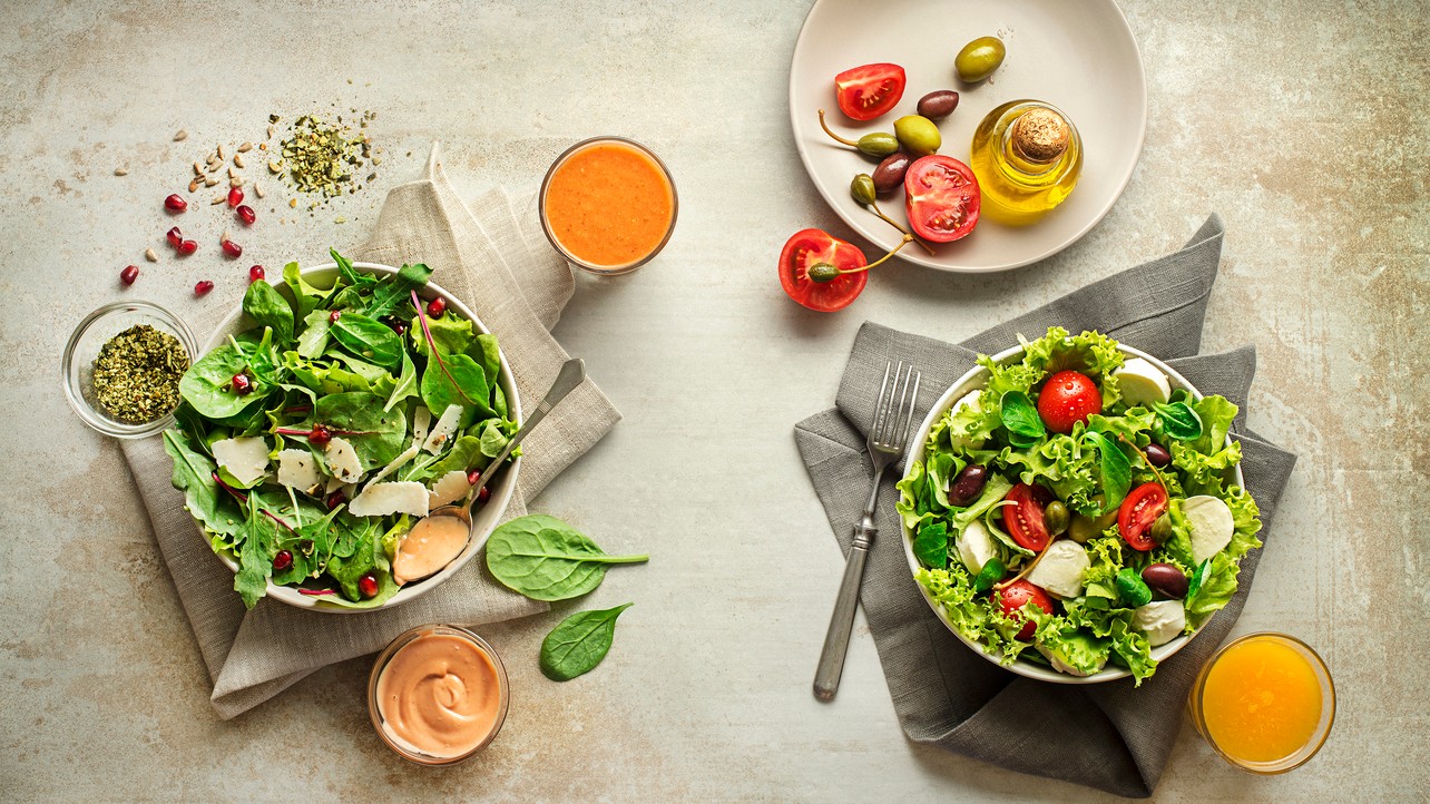 Šaláty sú ideálnou voľbou na brunch, obed aj večeru.