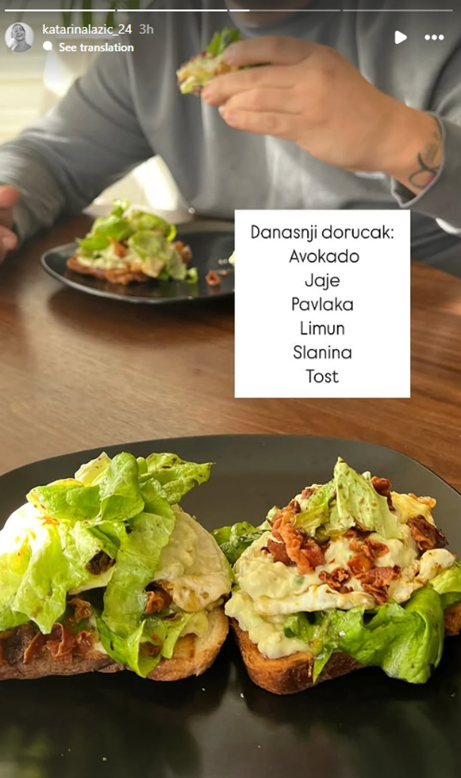 Katarina Lazić otkrila šta jede za doručak
