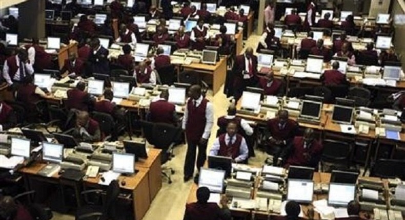 Nigerian Stock Exchange in session