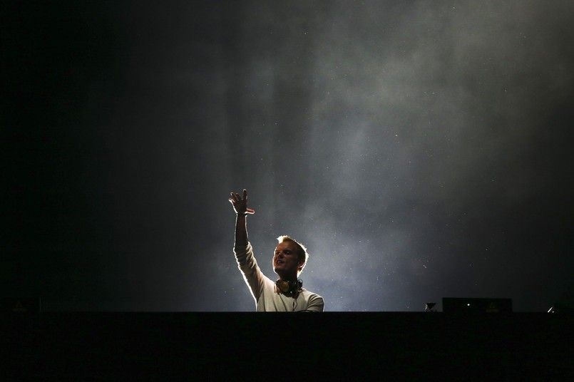 Avicii podczas występu na Rock in Rio w Lizbonie