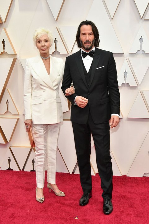 Zagraniczne gwiazdy z mamami na czerwonym dywanie: Keanu Reeves i Patricia Taylor