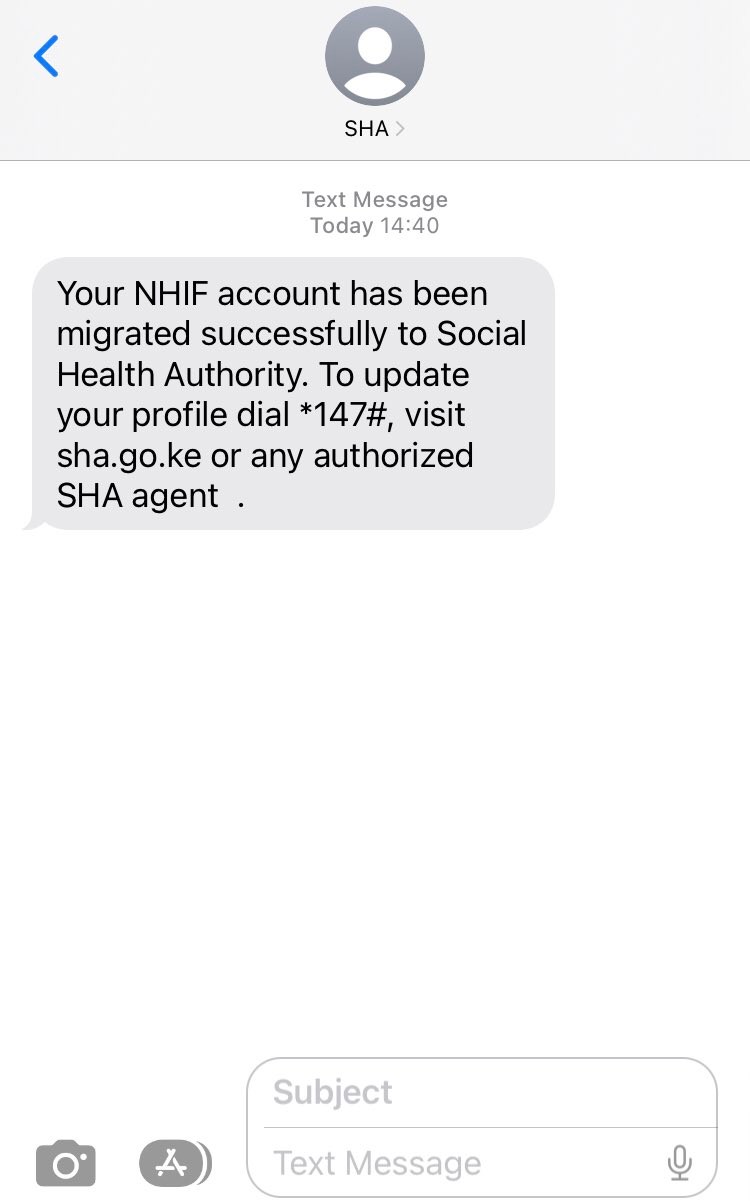 Government migrates NHIF accounts to Social Health Authority (SHA)