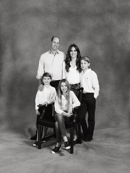 Kate Middleton i książę William opublikowali rodzinną kartkę świąteczną
