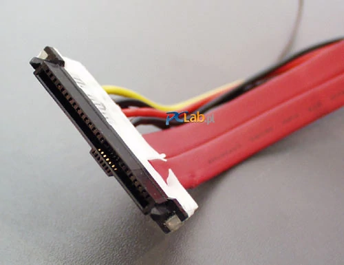 Kabel z wtyczką SAS - prototyp wykonany ręcznie :-)