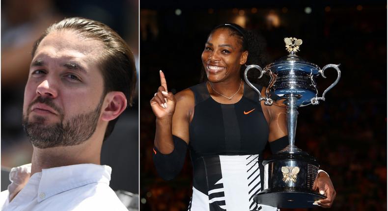 Alexis Ohanian and Serena Williams