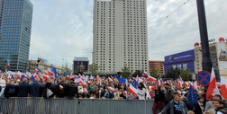 Marsz Miliona Serc. Tłumy na Rondzie Dmowskiego. "Przyszliśmy pełni nadziei"