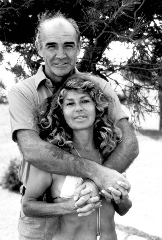 Micheline Connery i Sean Connery w 1982 r.