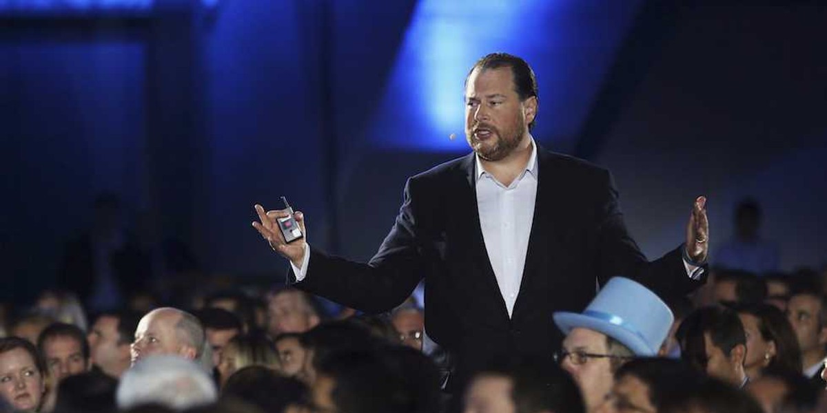 Salesforce CEO Marc Benioff.