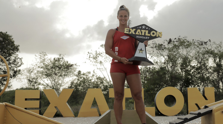 A Bajnokok csapatát erősítő dr. Busa Gabriella nyerte az Exatlon Hungary női fináléját /Fotó: TV2